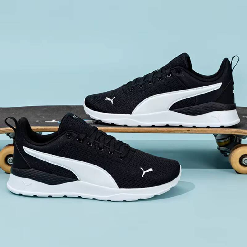 Women'S Shoes Puma Sneakers - PUMA รองเท้าวิ่งแบบตาข่ายสำหรับคู่รักฤดูร้อน 2026 สำหรับทุกเพศ รองเท้าผ้าใบสวมสบายแบบทรงต่ำ 371128-02
