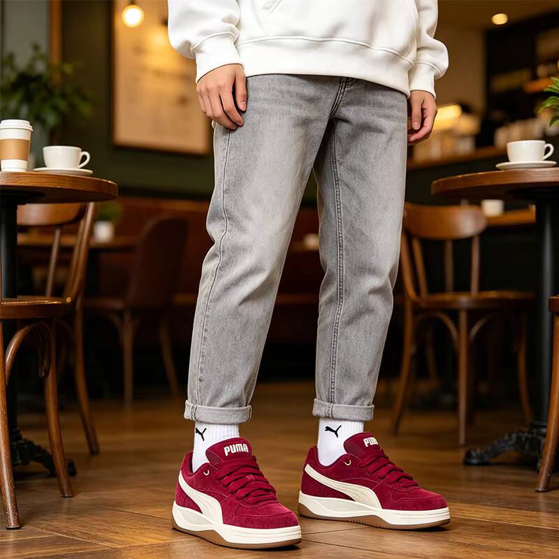 Women'S Shoes Puma Sneakers - ใหม่พูม่า พาร์ค ลูน่า เอสดีรองเท้ากีฬาผู้หญิง, รองเท้าผ้าใบแฟชั่นทรงเตี้ย, รองเท้าลำลองหนังกลับทนทานต่อการสึกหรอ