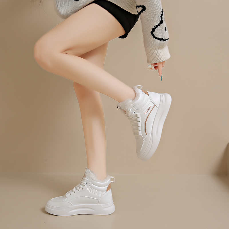 Women'S Shoes To Buy - รองเท้าผ้าใบหุ้มข้อสูงแบบผูกเชือก ดีไซน์หรูหรา วัลคาไนซ์ สำหรับเล่นสเก็ตบอร์ด หลากสี รองเท้าผ้าใบผู้หญิง
