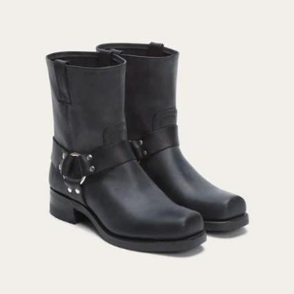 Women'S Shoes Chelsea - รองเท้าบูทหนังสีดำแบบมีหัวเข็มขัดสำหรับผู้ชาย รองเท้าบูทมอเตอร์ไซค์แบบกลางน่อง สไตล์พังก์ ทนทาน เหมาะสำหรับใส่ในฤดูใบไม้ร่วง ฤดูหนาว