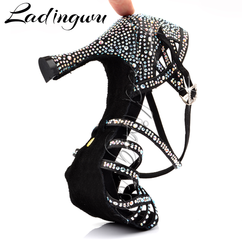 Women'S Shoes Z - รองเท้าเต้นรำส้นสูงสำหรับผู้หญิง Ladingwu สวมใส่สบาย นุ่ม เหมาะสำหรับเต้นละติน บอลรูม