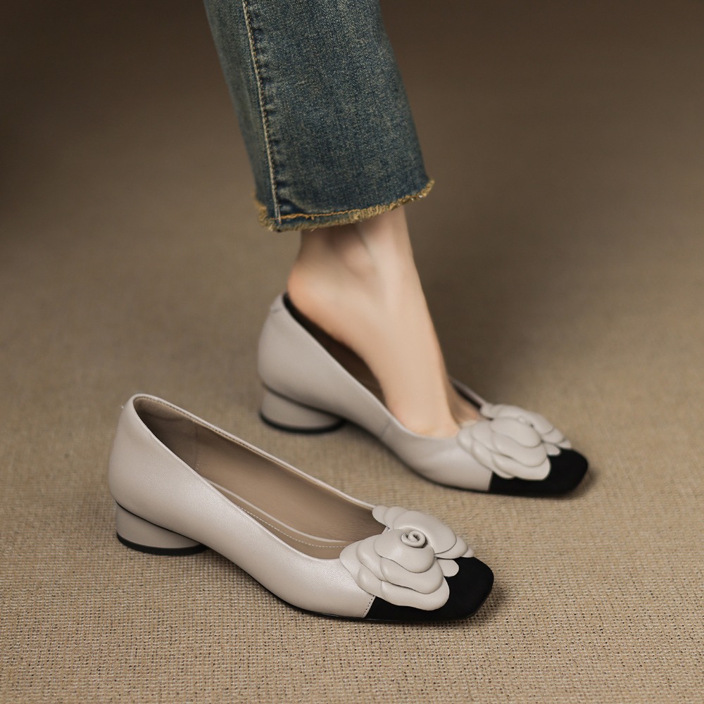 รองเท้าแฟชั่นลายดอกไม้ รุ่นใหม - Women'S Heels บทวิจารณ์และราคา