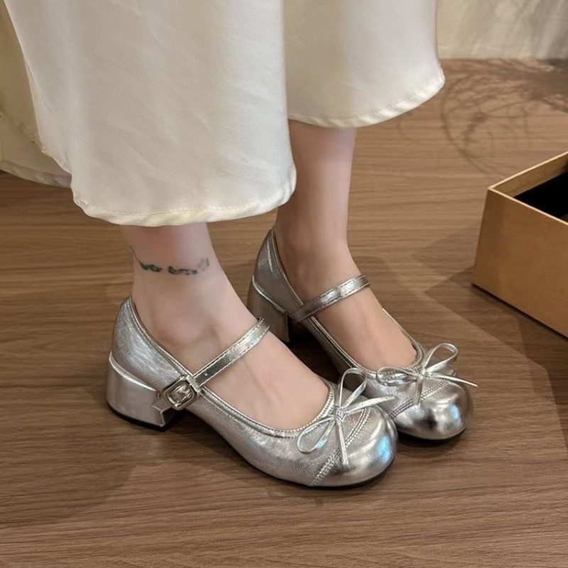 รองเท้าสตรีแบบแมรี่เจน หัวกลม  - Women'S Shoes For Work บทวิจารณ์และราคา