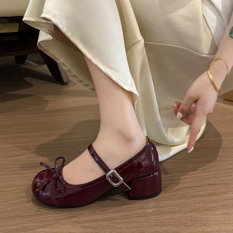รองเท้าสตรีแบบแมรี่เจน หัวกลม  - Women'S Shoes For Work บทวิจารณ์และราคา