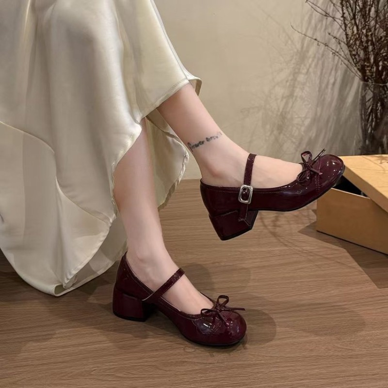รองเท้าสตรีแบบแมรี่เจน หัวกลม  - Women'S Shoes For Work บทวิจารณ์และราคา