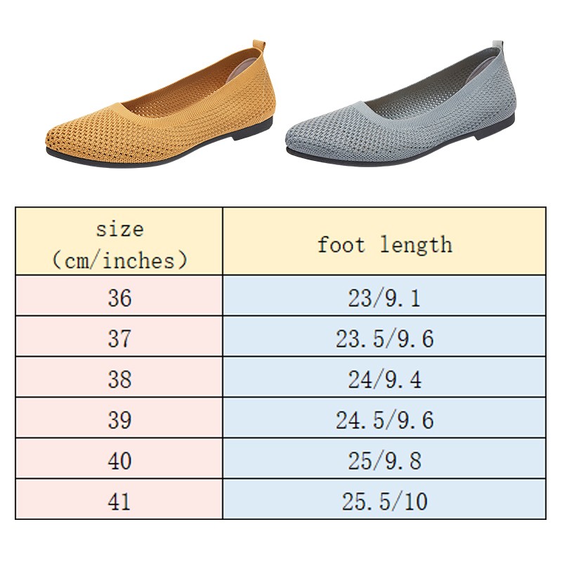 รองเท้าผู้หญิงแบบสวม  ถักนิต   - Loafer Flat Women บทวิจารณ์และราคา