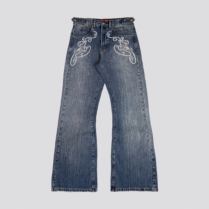 กางเกงยีนส์ทรงบูทคัทสีน้ำเงิน  - Women Shoes Jeans บทวิจารณ์และราคา