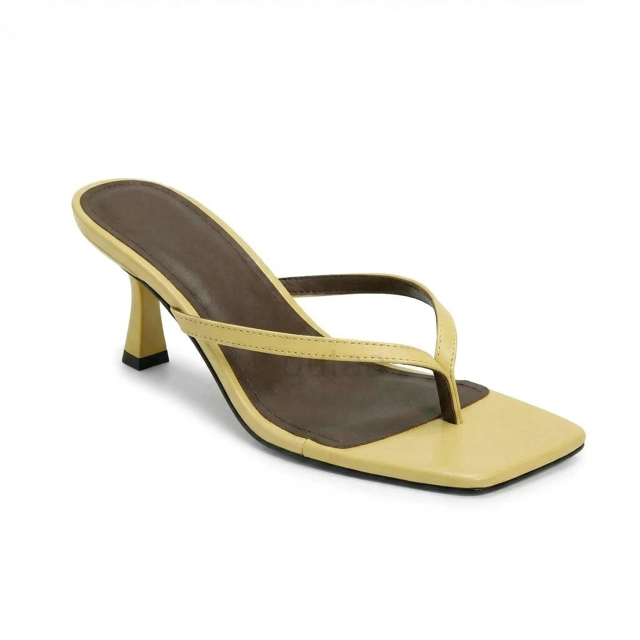 QUTAA นิวส์แฟชั่นรองเท้าแตะผู้ - Women'S Shoes Kitten Heels บทวิจารณ์และราคา