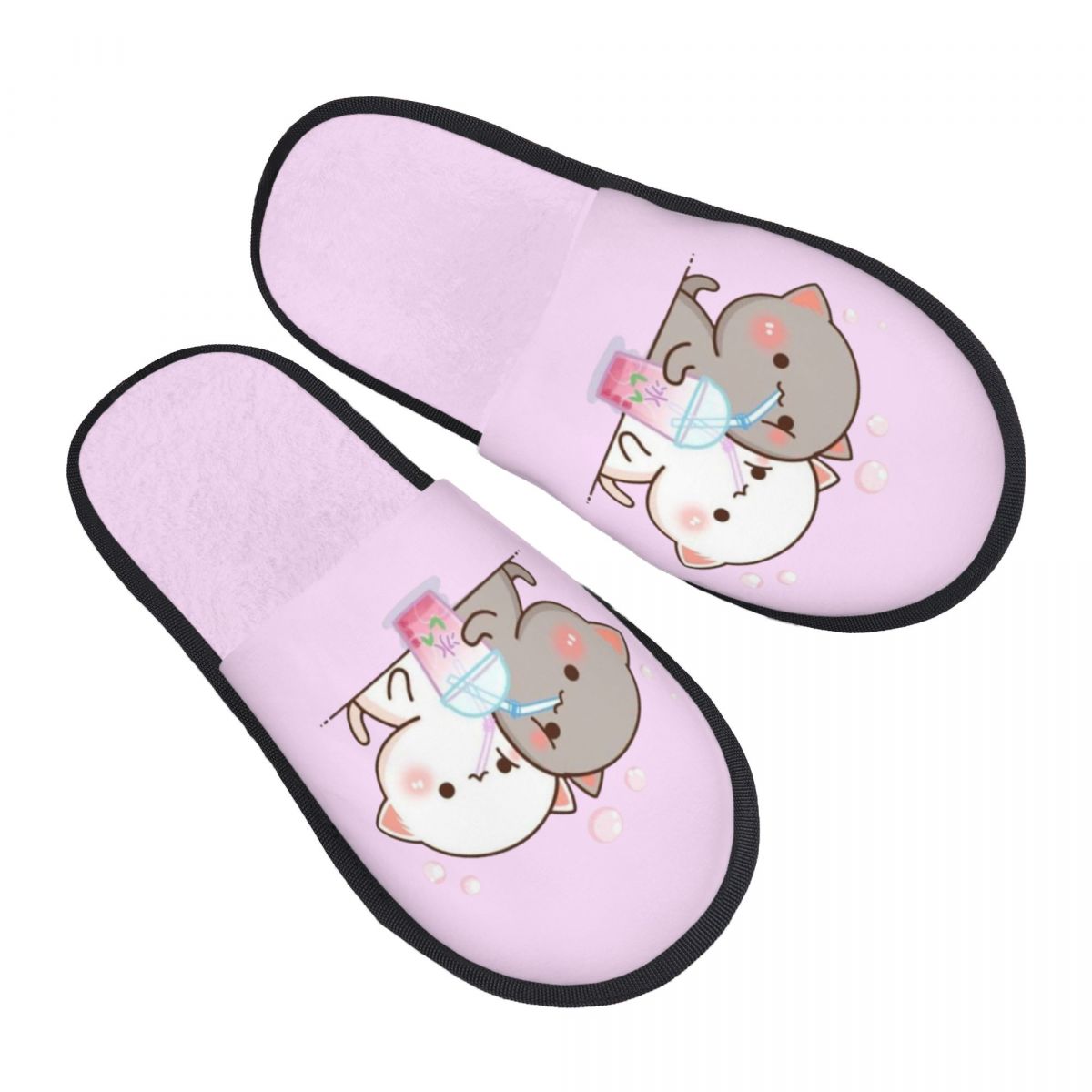 รองเท้าแตะคู่รักลายแมวโมจิพีชแ - Women Shoes Mochi บทวิจารณ์และราคา