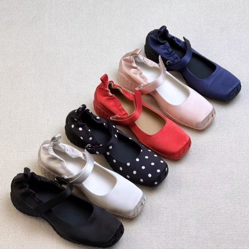 รองเท้าแมรี่เจนพื้นนุ่มทันสมัย - Slingback Pumps Women บทวิจารณ์และราคา