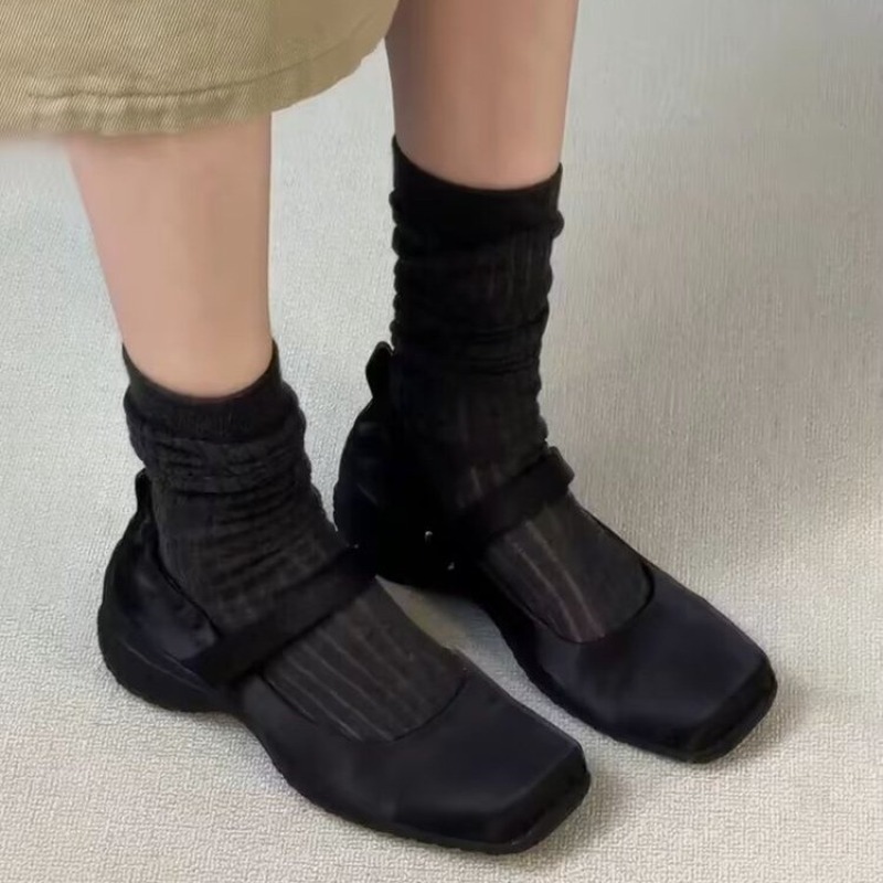 รองเท้าแมรี่เจนพื้นนุ่มทันสมัย - Slingback Pumps Women บทวิจารณ์และราคา