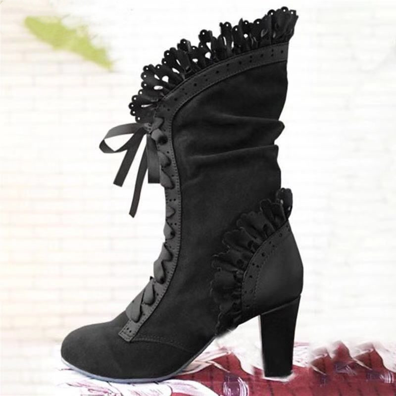 ผู้หญิงลูกไม้ผู้หญิงรองเท้าส้น - Women Shoes Jeans บทวิจารณ์และราคา