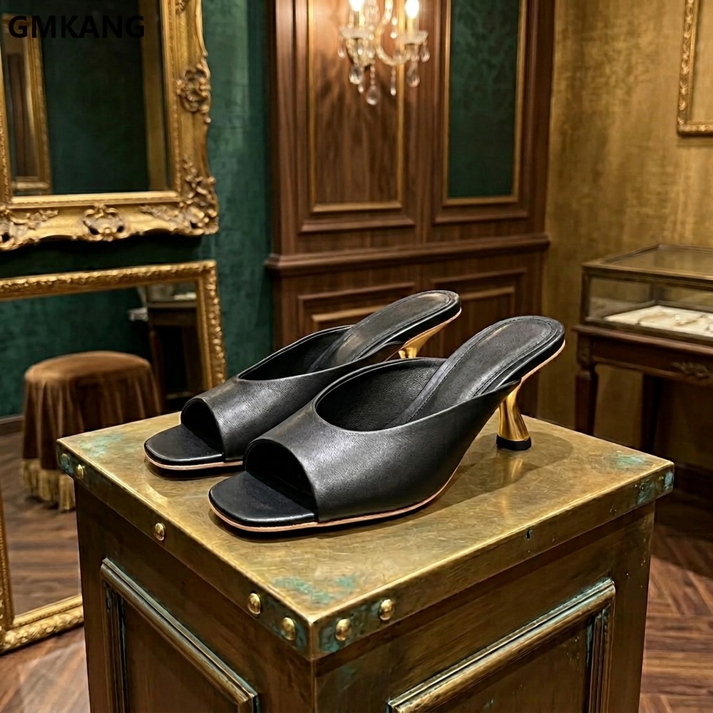 รองเท้าแตะส้นเตี้ยแบบสวมสำหรับ - Women'S Shoes Kitten Heels บทวิจารณ์และราคา
