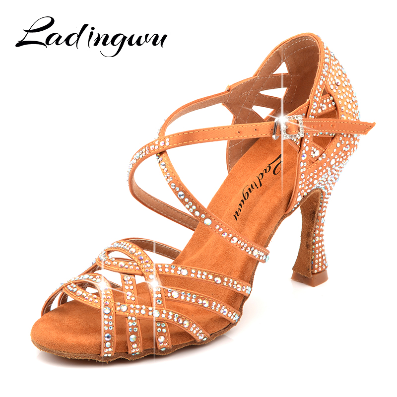 Ladingwu ผ้าไหมซาติน Apricot แ - Women'S Shoes Z บทวิจารณ์และราคา