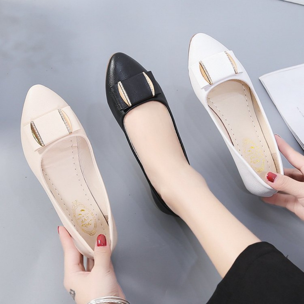 รองเท้าผู้หญิงแฟชั่นลำลอง น้ำห - Loafer Flat Women บทวิจารณ์และราคา