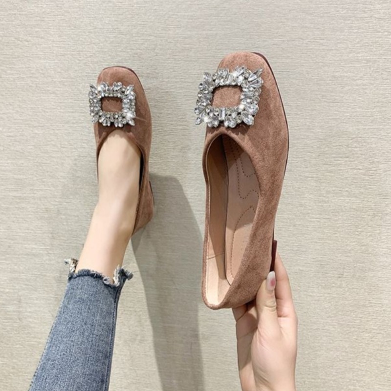 รองเท้าสตรีแบบสวมทรงเหลี่ยม ไซ - Women'S Shoes In Wide Width บทวิจารณ์และราคา