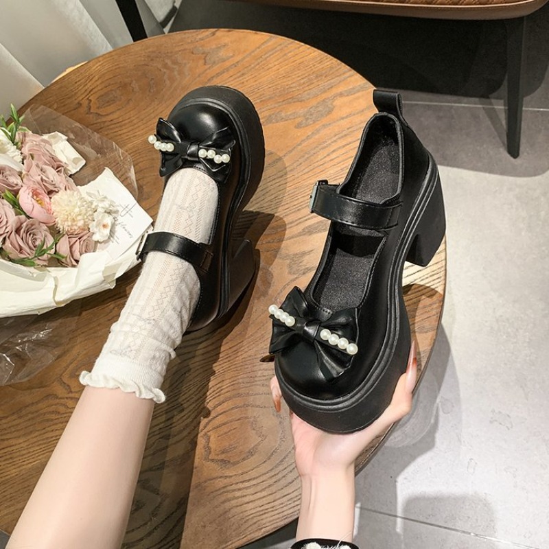 รองเท้าโลลิต้าสีดำ ปี 2026 รอง - Women'S Heels บทวิจารณ์และราคา
