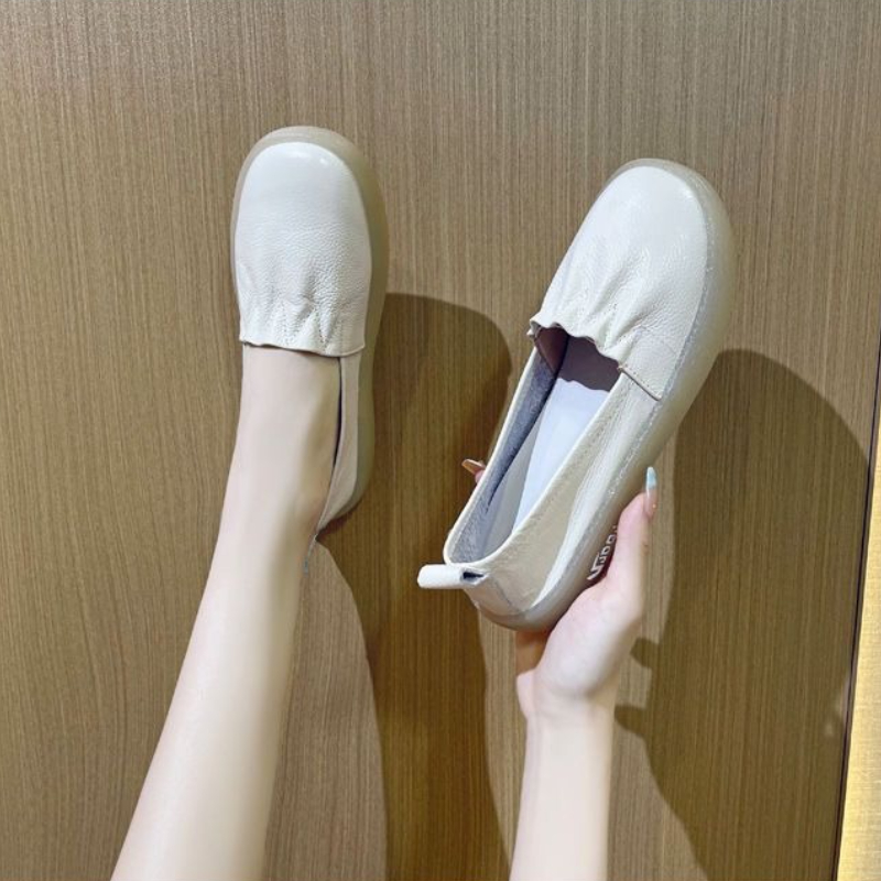 ฤดูใบไม้ผลิและฤดูใบไม้ร่วง ​ ร - Loafer Flat Women บทวิจารณ์และราคา