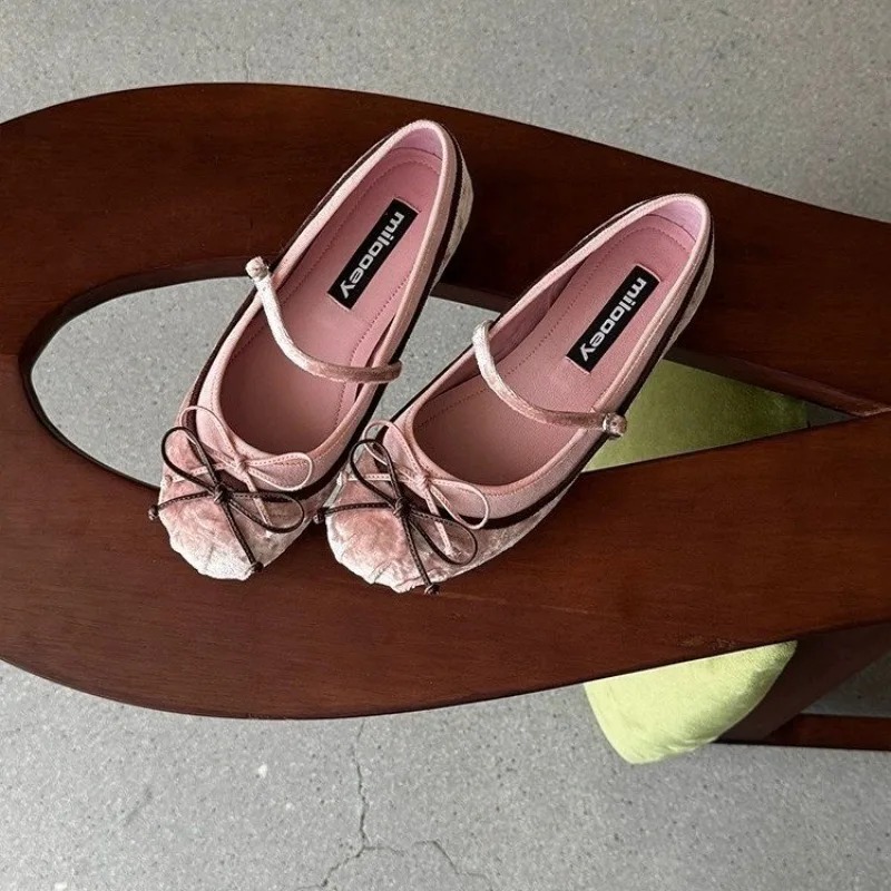รองเท้าบัลเล่ต์ทรงกลมพื้นเรียบ - Women'S Heels บทวิจารณ์และราคา