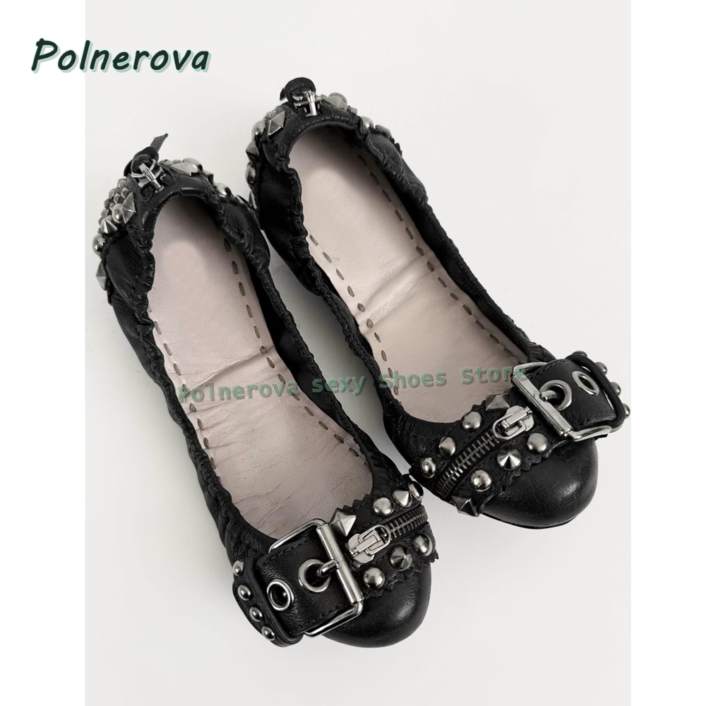 รองเท้าส้นเตี้ยแบบมีซิปประดับต - Slingback Pumps Women บทวิจารณ์และราคา