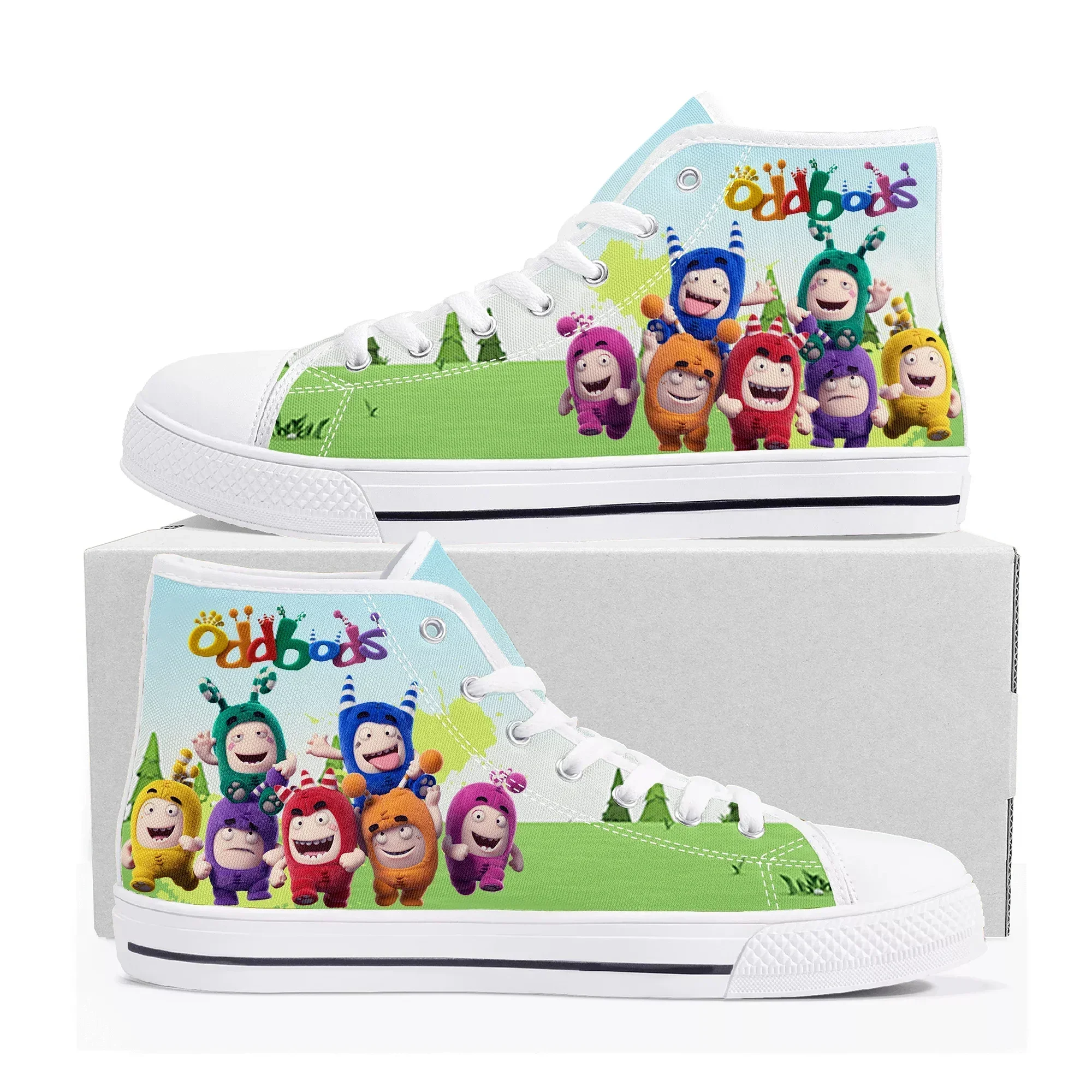 รองเท้าผ้าใบหุ้มข้อสูง Oddbods - Women Shoes Singapore บทวิจารณ์และราคา
