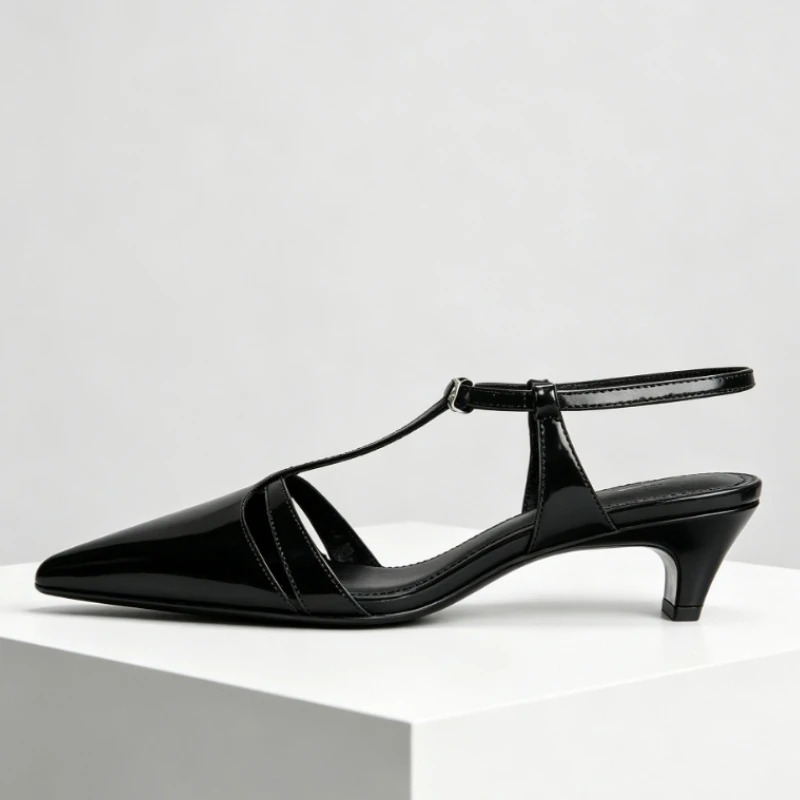 รองเท้าส้นสูงแบบคิทเทนฮีลหนังแ - Women'S Shoes Kitten Heels บทวิจารณ์และราคา
