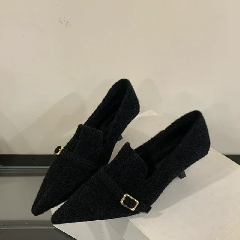รองเท้าส้นเข็มแบบสวม ปลายแหลม  - Women Shoes Nb บทวิจารณ์และราคา