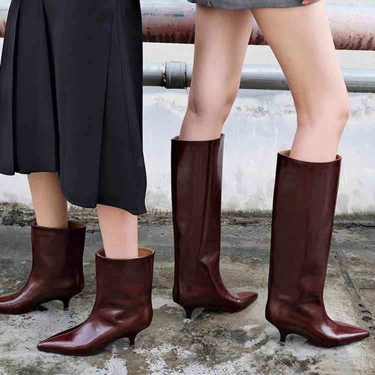 รองเท้าบูทผู้หญิงทรงเชลซีหนังแ - Women'S Shoes Chelsea บทวิจารณ์และราคา