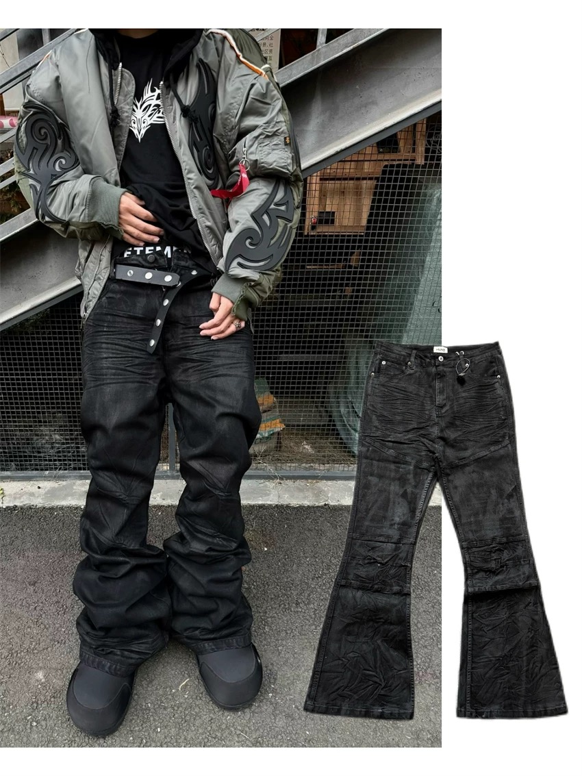 กางเกงยีนส์ทรงไมโครเฟลร์แบบไฮส - Women Shoes Jeans บทวิจารณ์และราคา