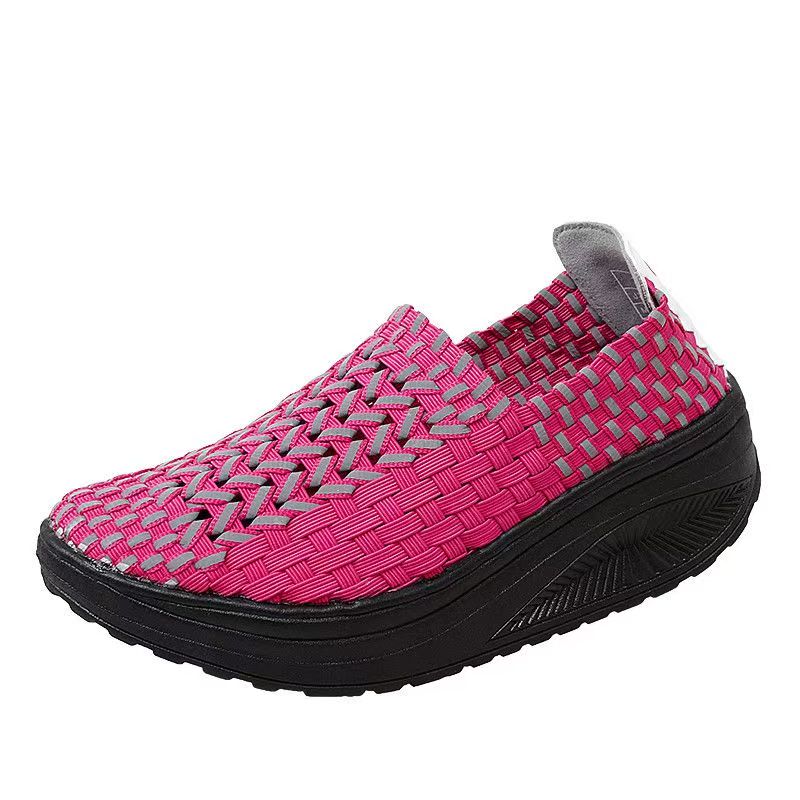 รองเท้าส้นเตารีดแบบสานมือสำหรั - Women'S Shoes Hands Free บทวิจารณ์และราคา