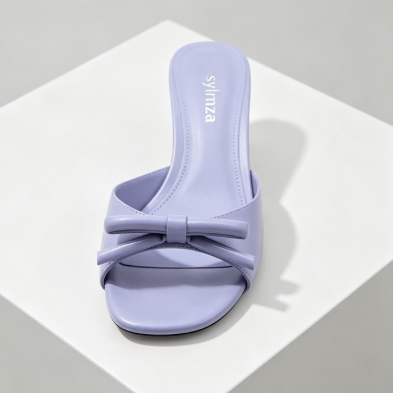 รายละเอียดรองเท้าแตะสไตล์มิวล์ - Women'S Shoes Kitten Heels บทวิจารณ์และราคา