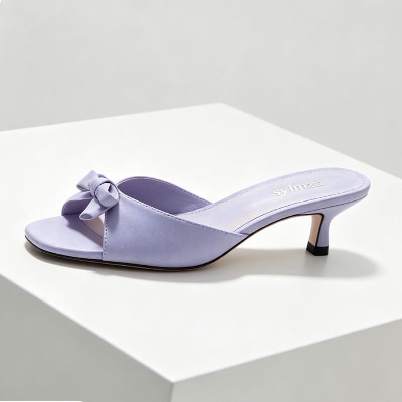 รายละเอียดรองเท้าแตะสไตล์มิวล์ - Women'S Shoes Kitten Heels บทวิจารณ์และราคา